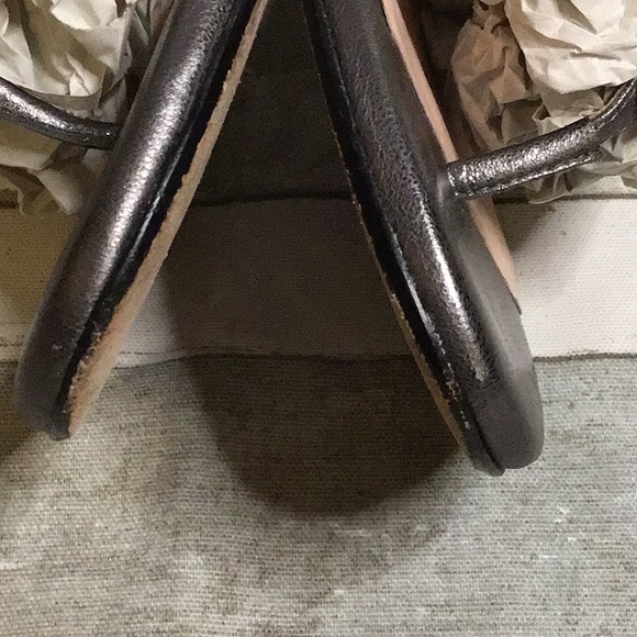 Taryn Rose Dark Silver & Rhinestone Sandals Sz 9 - Picture 4 of 13